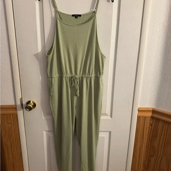 Ambiance Light Sage Green Jumpsuit - Picture 1 of 4